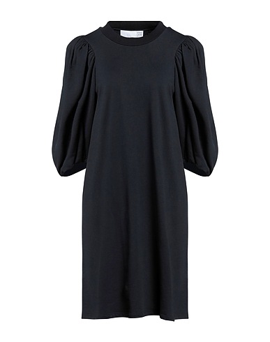 DOUUOD Short dress Black 100% Cotton