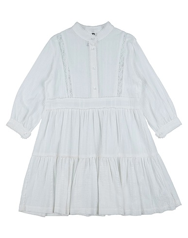 MANILA GRACE Vestito Bianco 100% Cotone