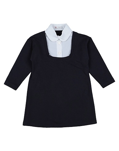 PEUTEREY Dress Midnight blue 94% Cotton, 6% Elastane