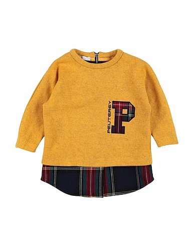 PEUTEREY Vestito Baby  Giallo ocra 48% Poliestere, 23% Acrilico, 14% Viscosa, 12% Lana, 3% Elastan