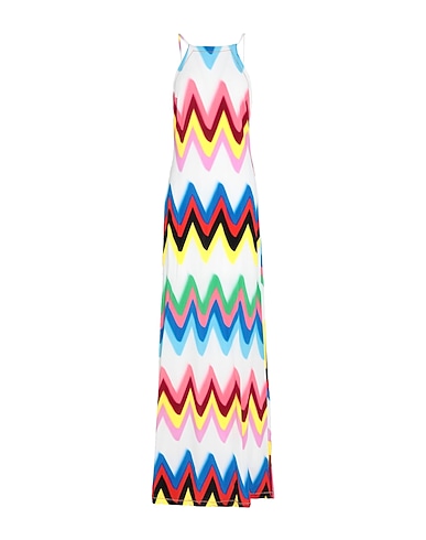 M MISSONI Long dress White 93% Viscose, 7% Elastane