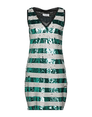 LE COEUR TWINSET Sequin dress Emerald green 100% Polyester