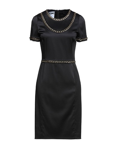 MOSCHINO Short dress Black 52% Rayon, 45% Acetate, 3% Other Fibres, Cotton
