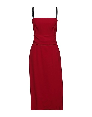 DOLCE&GABBANA Elegant dress Garnet 51% Viscose, 46% Acetate, 3% Elastane