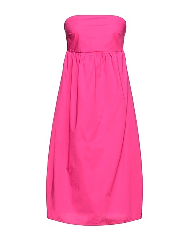 SFIZIO STUDIO Short dress Fuchsia 96% Cotton, 4% Elastane