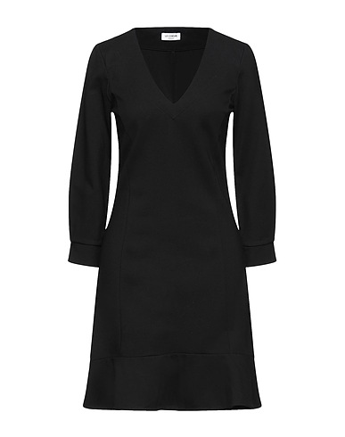 LE COEUR TWINSET Vestito corto Nero 60% Viscosa, 35% Poliammide, 5% Elastan