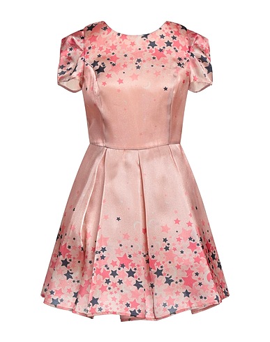 ELISABETTA FRANCHI Short dress Blush 100% Polyester, Polyamide