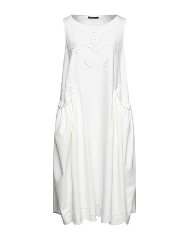 HIGH Midi dress Ivory 95% Polyester, 5% Elastane