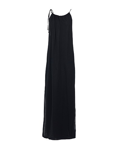 SIMONA A Long dress Black 51% Rayon, 49% Nylon