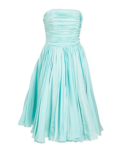 ALEXANDRE VAUTHIER Midi dress Turquoise 100% Silk