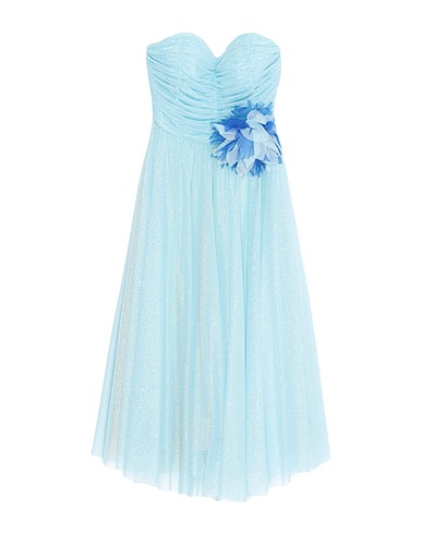 HANITA Vestito midi Turchese 80% Poliestere, 20% Elastan