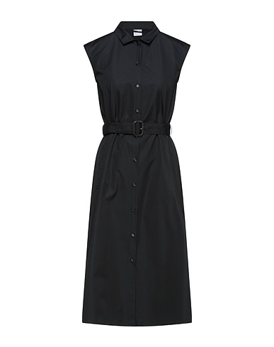 ASPESI Деловое платье Чёрный 100% Хлопок