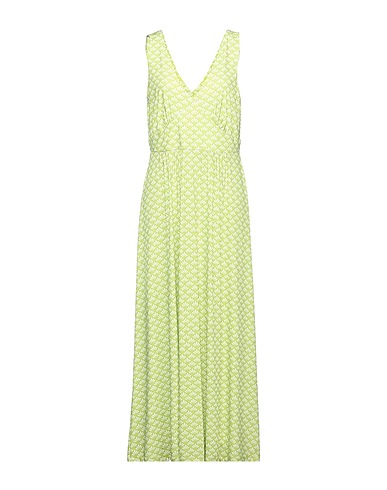 ANIS Vestito lungo Verde 95% Poliestere, 5% Elastan