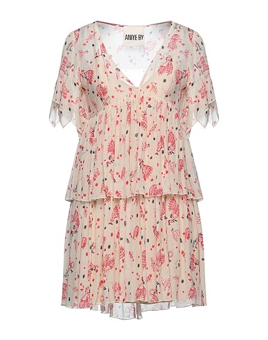 ANIYE BY Short dress Beige 80% Viscose, 20% Silk