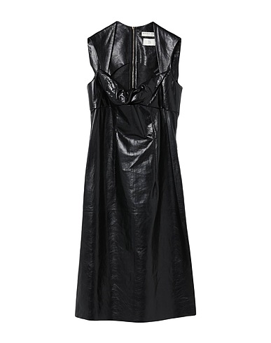 BOTTEGA VENETA Midi dress Black 100% Calfskin