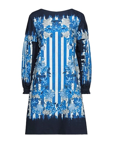 ALBERTA FERRETTI Short dress Blue 100% Cotton