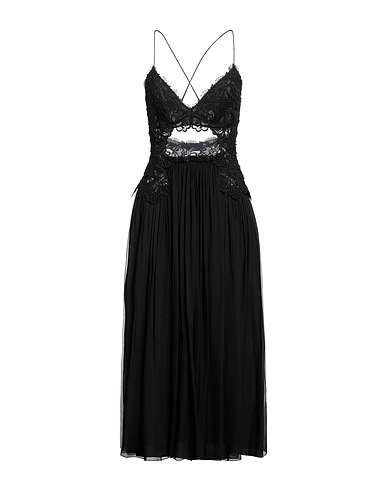 ALBERTA FERRETTI Midi dress Black 100% Silk