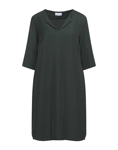 OTTOD'AME Vestito corto Verde militare 97% Poliestere, 3% Elastan
