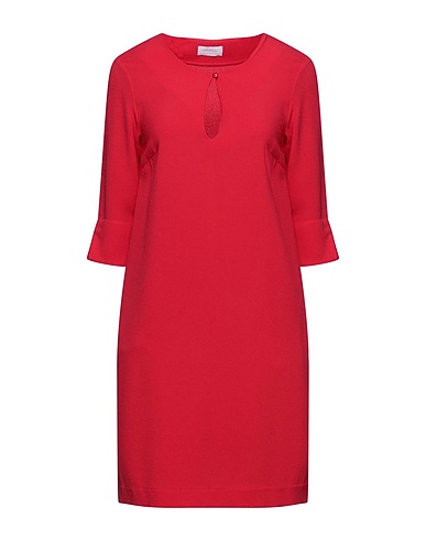 OTTOD'AME Short dress Red 95% Polyester, 5% Elastane