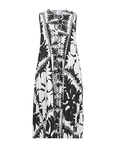 REDValentino Midi dress White 65% Polyester, 35% Cotton
