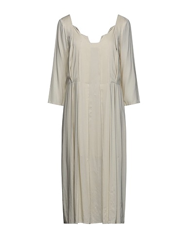 MAISON LAVINIATURRA Midi dress Beige 100% Viscose