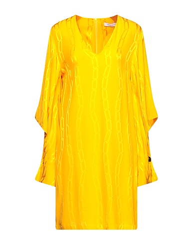 SIMONA CORSELLINI Short dress Orange 100% Viscose