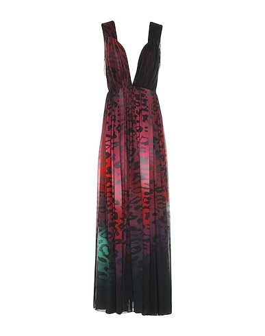 JUST CAVALLI Long dress Black 100% Viscose, Polyamide