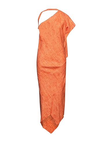 STEPHAN JANSON Long dress Orange 100% Silk