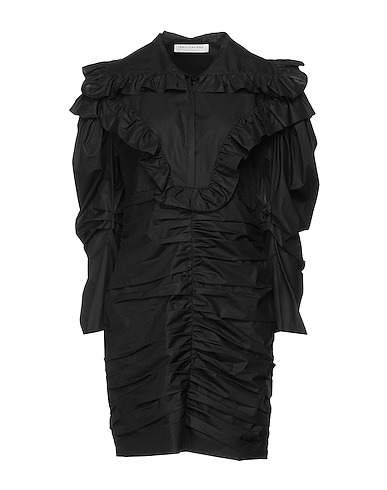 PHILOSOPHY di LORENZO SERAFINI Sheath dress Black 100% Cotton