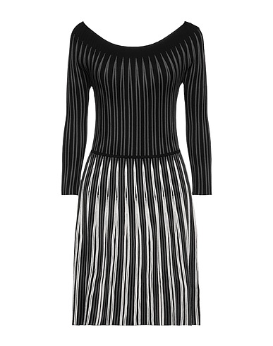 EMPORIO ARMANI Office dress Black 69% Viscose, 31% Polyester