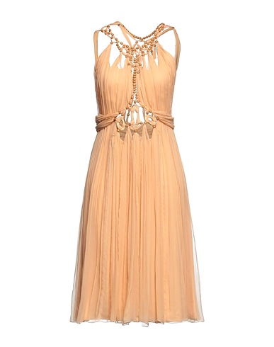 ALBERTA FERRETTI Midi dress Apricot 100% Silk