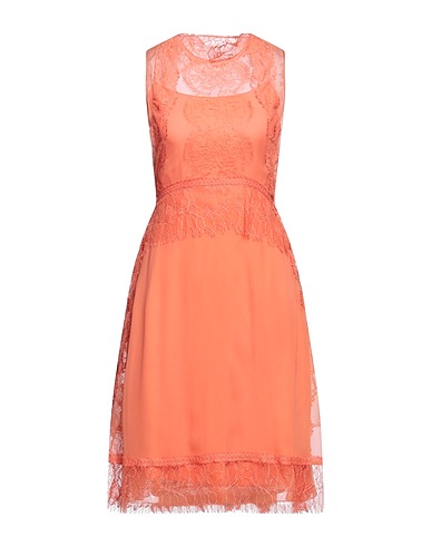 ALBERTA FERRETTI Kleid für besondere Anlässe Lachs 89% Acetat, 6% Elastan, 5% Andere Fasern