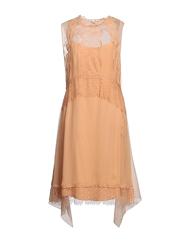 ALBERTA FERRETTI Kleid für besondere Anlässe Pfirsich 89% Acetat, 6% Elastan, 5% Andere Fasern