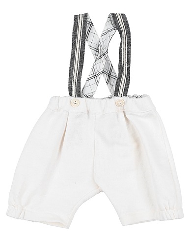 ALETTA Baby jumpsuit  Ivory 80% Cotton, 10% Acrylic, 10% Other Fibres