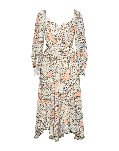 SFIZIO STUDIO Midi dress Ivory 64% Viscose, 36% Silk