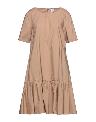 SUN 68 Short dress Light brown 100% Cotton
