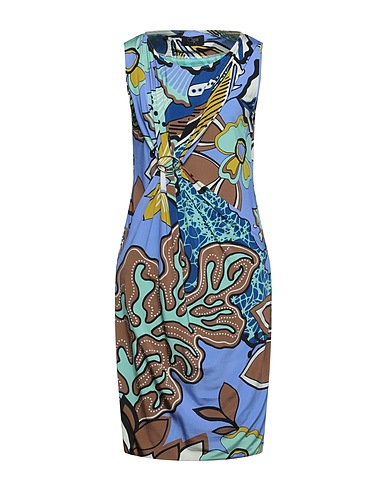 CLIPS Midi dress Light green 90% Viscose, 10% Elastane