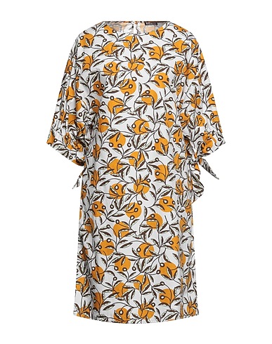 MALÌPARMI Midi dress White 100% Cotton