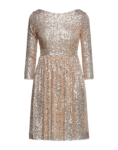 KOCCA Short dress Gold 97% Polyester, 3% Elastane