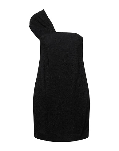 PATOU One-shoulder dress Black 100% Viscose