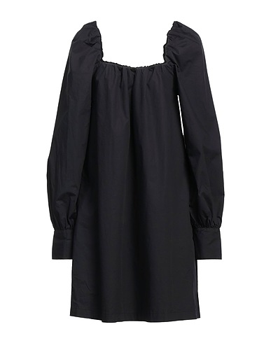 SUN 68 Short dress Black 100% Cotton