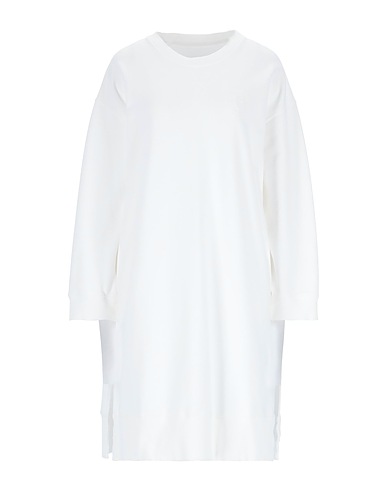 MM6 MAISON MARGIELA Kurzes Kleid Weiß 100% Baumwolle, Elastan