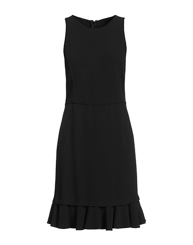 EMPORIO ARMANI Sheath dress Black 50% Viscose, 47% Acetate, 3% Elastane