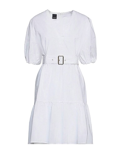 PINKO Short dress White 100% Cotton