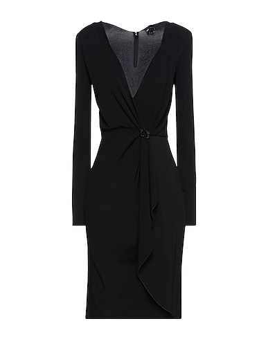 EMPORIO ARMANI Sheath dress Black 96% Viscose, 4% Elastane