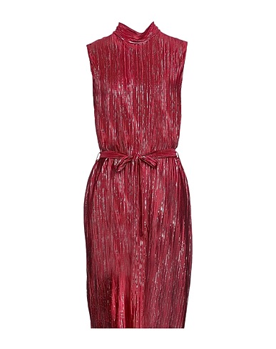 BRAND UNIQUE Midi dress Burgundy 100% Polyester