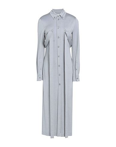 BURBERRY Solid color shirts & blouses Grey 52% Wool, 48% Silk