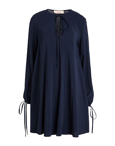JUCCA Short dress Midnight blue 95% Viscose, 5% Elastane