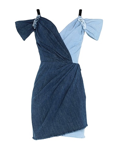 DOLCE&GABBANA Denim dress Blue 98% Cotton, 2% Elastane