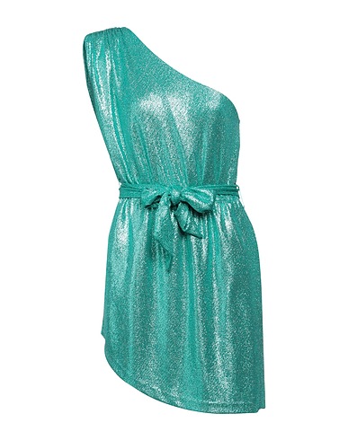 FELEPPA Short dress Green 91% Polyamide, 5% Elastane, 4% Metal